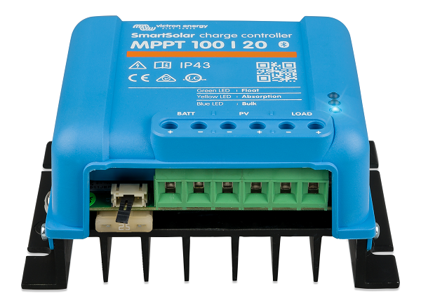 Victron Energy SmartSolar MPPT 100/20 Solar Charge Controller w/ Bluet