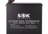 SOK 12V 206Ah LiFePO4 Battery Bluetooth & Built-In Heater